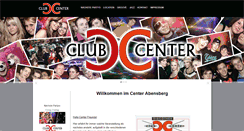 Desktop Screenshot of discothek-club-center.de